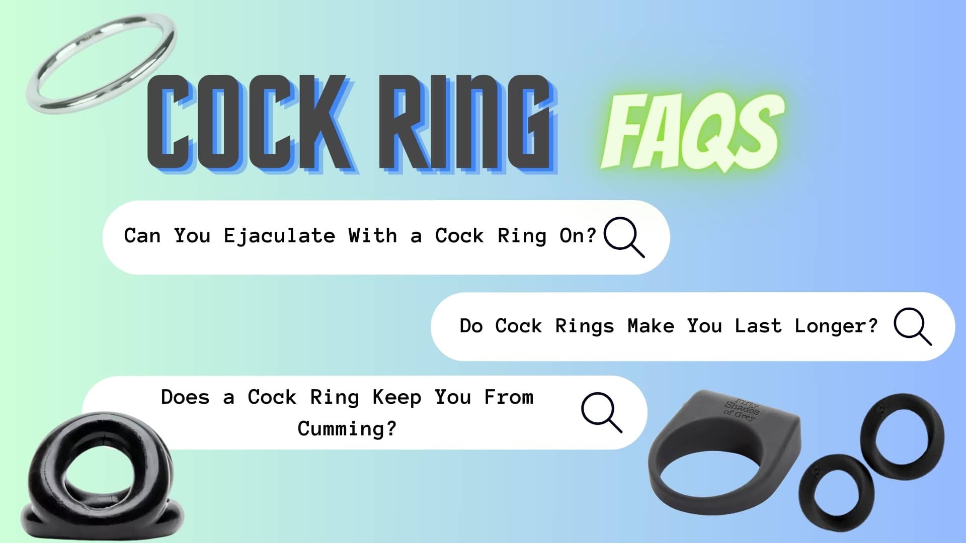 How a cock ring makes you last longer, but doesn't keep you from cummi BKC How a cock ring makes you last longer, but doesn't keep you from cummi BKC