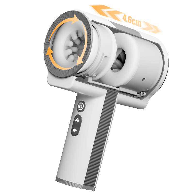 Doppelkopf 7 Vibration 5 Teleskoprotation Main-Fellation-Masturbateur