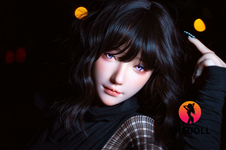 165cm/5ft5 E-cup Silicone Head Sex Doll - Chulin