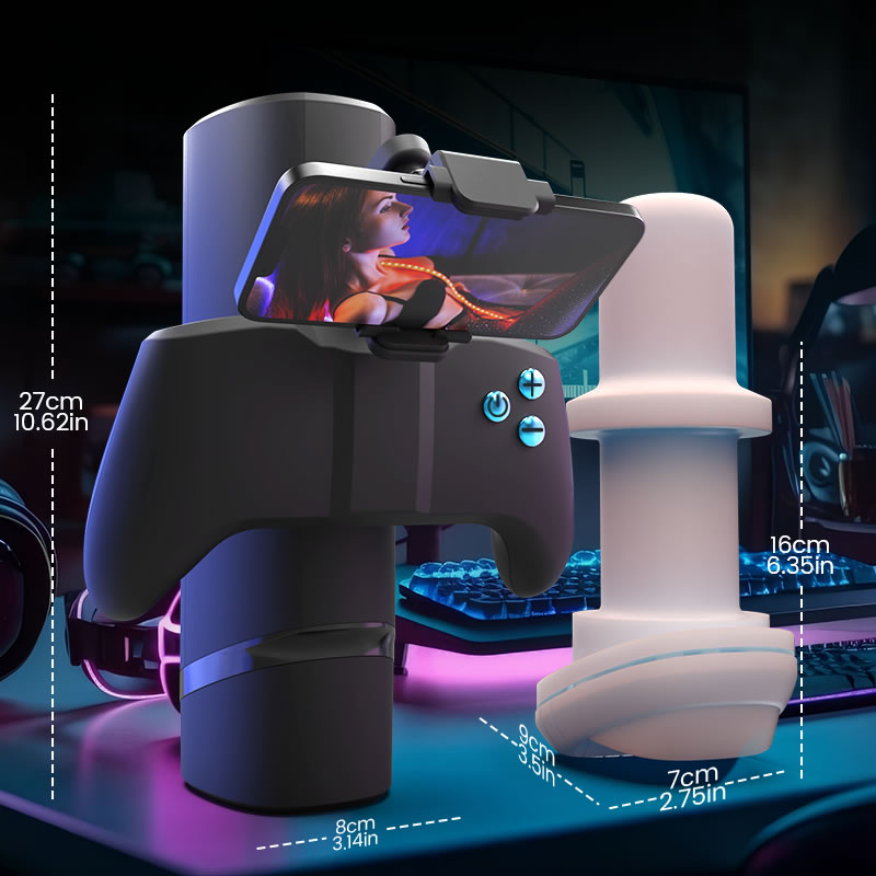 Turbo - Thrust 10-Mode Stroker – Interactive Gamepad Design with Adjustable Phone Stand