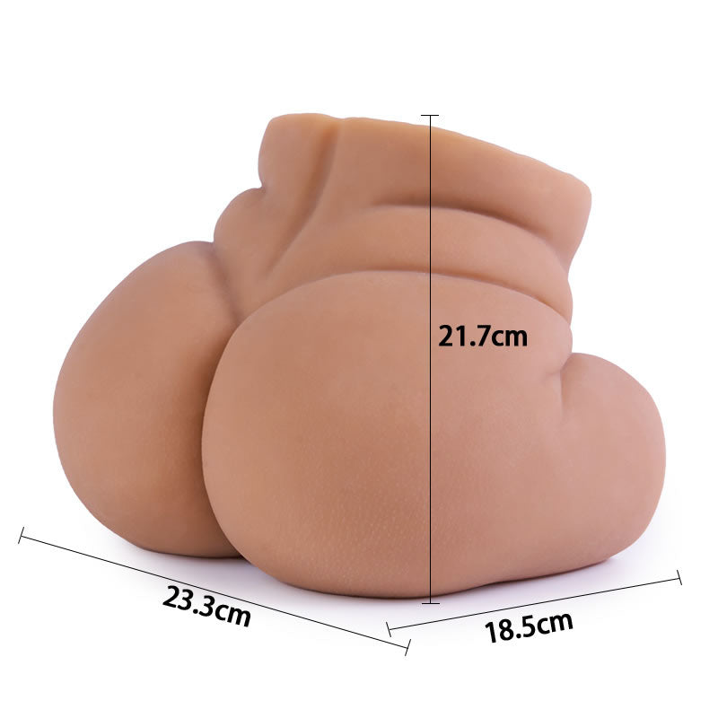 superdicke Frau Realistischer Masturbator, Braun 4kg