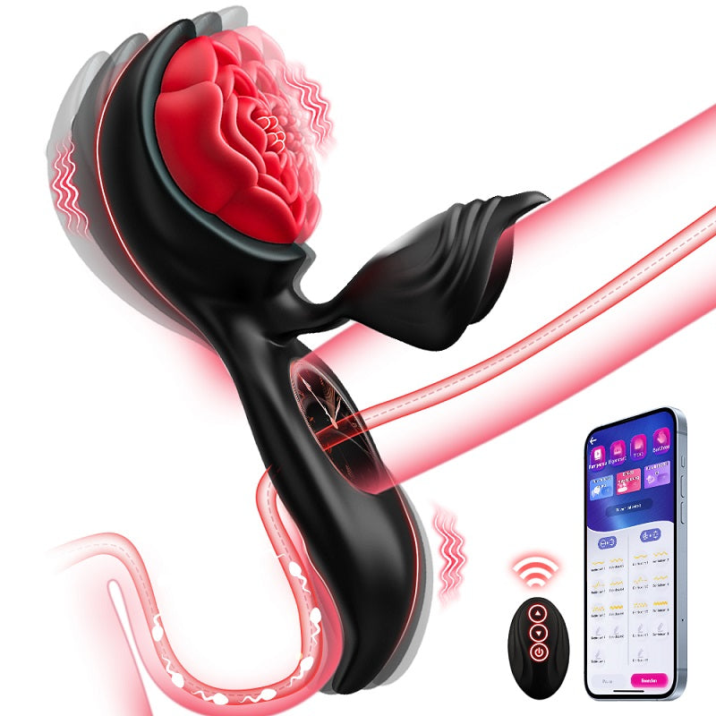 Penisring Vibrator mit Klitoris Hoden Stimulator fr Paare mit 9 Vibra BKC Penisring Vibrator mit Klitoris Hoden Stimulator fr Paare mit 9 Vibra BKC