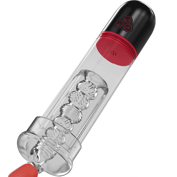 2 IN1 9 Vibration 3 Saugmodi Penispumpe S-HANDE BKC 2 IN1 9 Vibration 3 Saugmodi Penispumpe S-HANDE BKC
