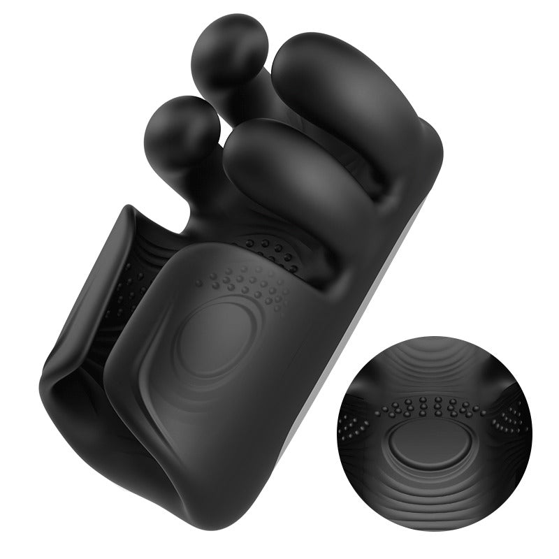 Acmejoy - Evans 10 Pinch Beating Finger Vibrations Penis Vibrator Male BKC Acmejoy - Evans 10 Pinch Beating Finger Vibrations Penis Vibrator Male BKC
