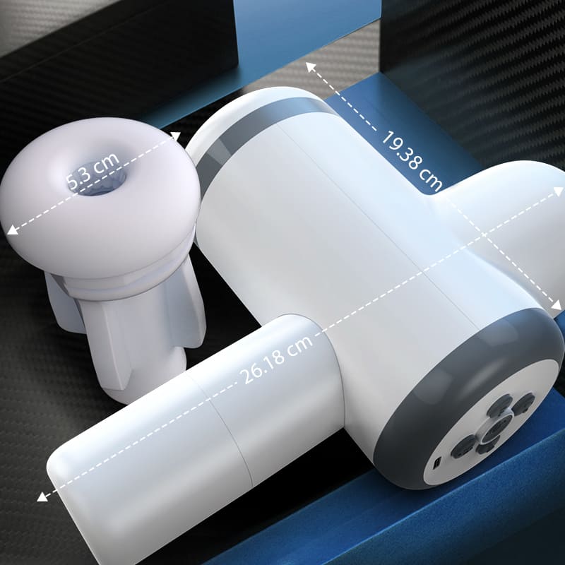 Tiden-Automatische Schmierung 8 Push 8 Suck Handheld Male Masturbator