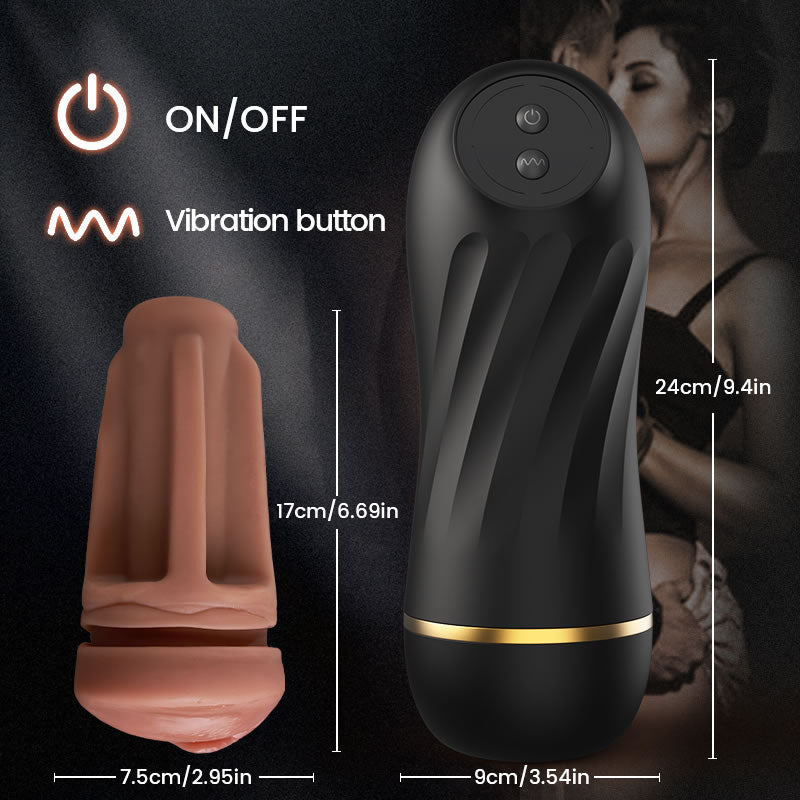 Scarlett Kiss - AcmeJoy 10 Vibration 360° Textured Massage Masturbation Silent Immersive Stroker