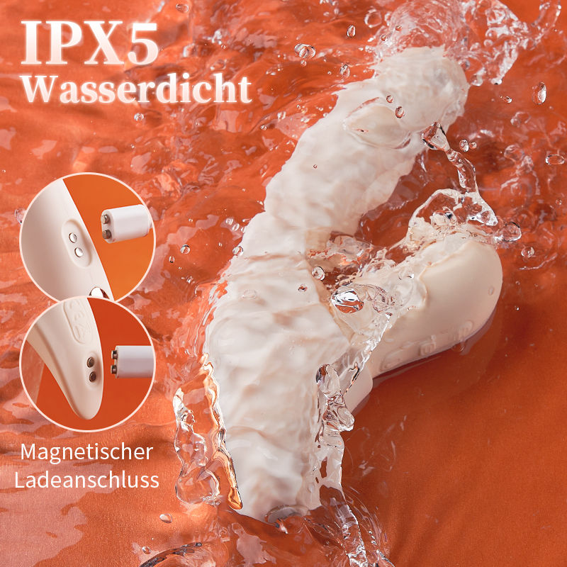 SVAKOM 4 IN 1 APP-Steuerung Stoßen Saugen Heizen G-Punkt-Vibratoren Abnehmbarer Saugstimulator