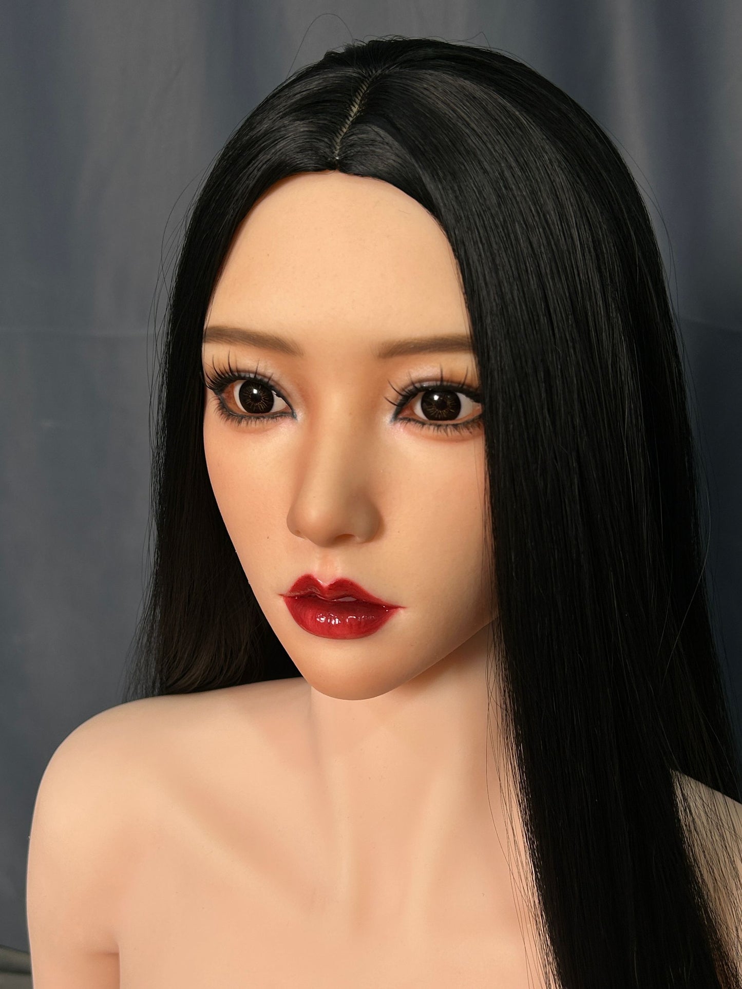US In Stock - 164cm/5ft5 H-Cup Silicone Head Sex Doll SG6 Natural