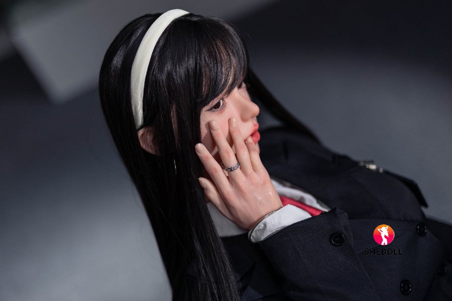 165cm/5ft5 E-cup Silicone Head Cosplay Sex Doll - Guxiaoyu