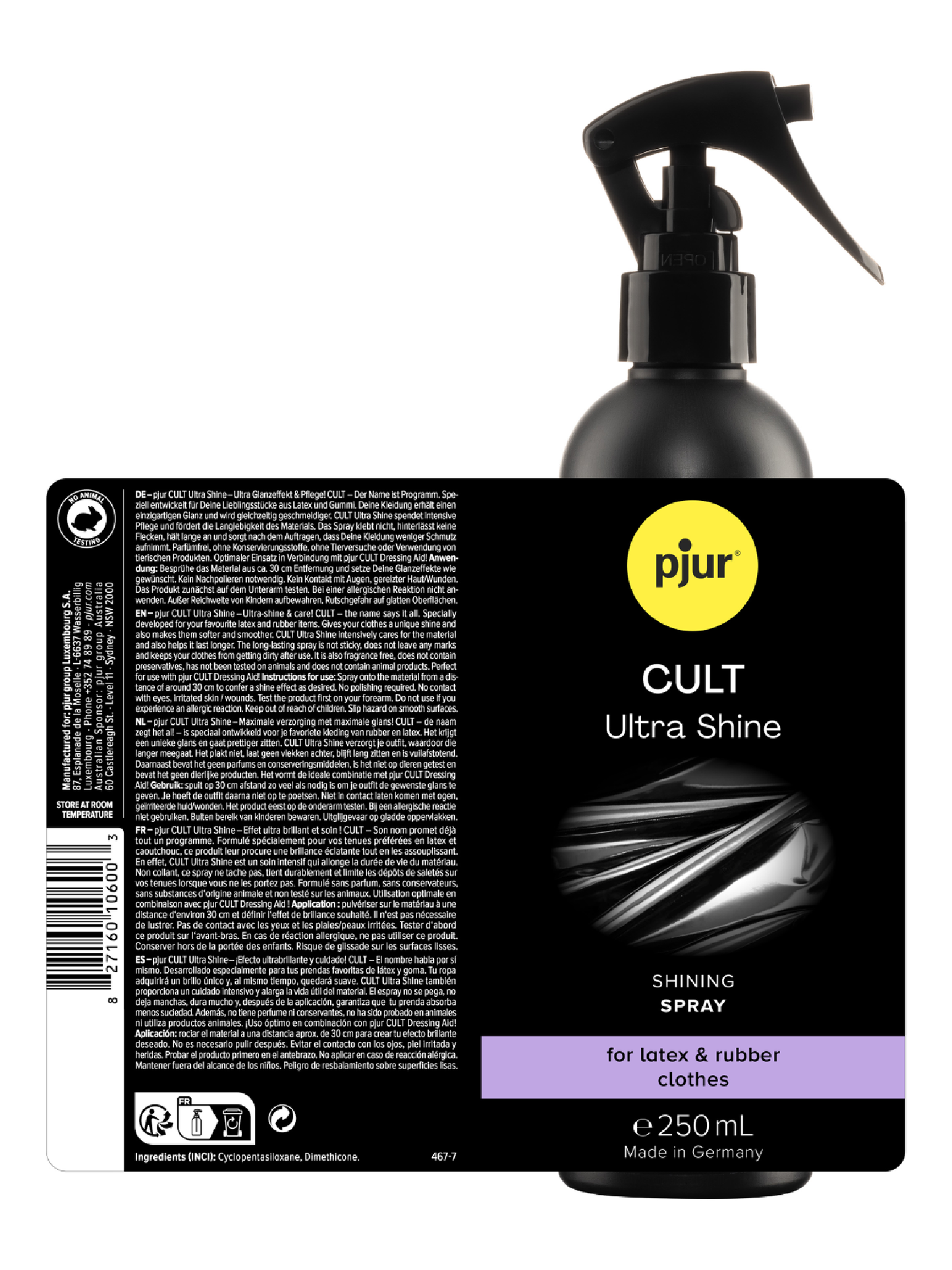 250ml Pjur Cult Ultra Shine