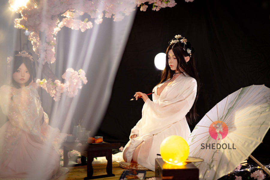 168cm/5ft8 D-cup Silicone Head Eyes Closed Sex Doll - Chuyue