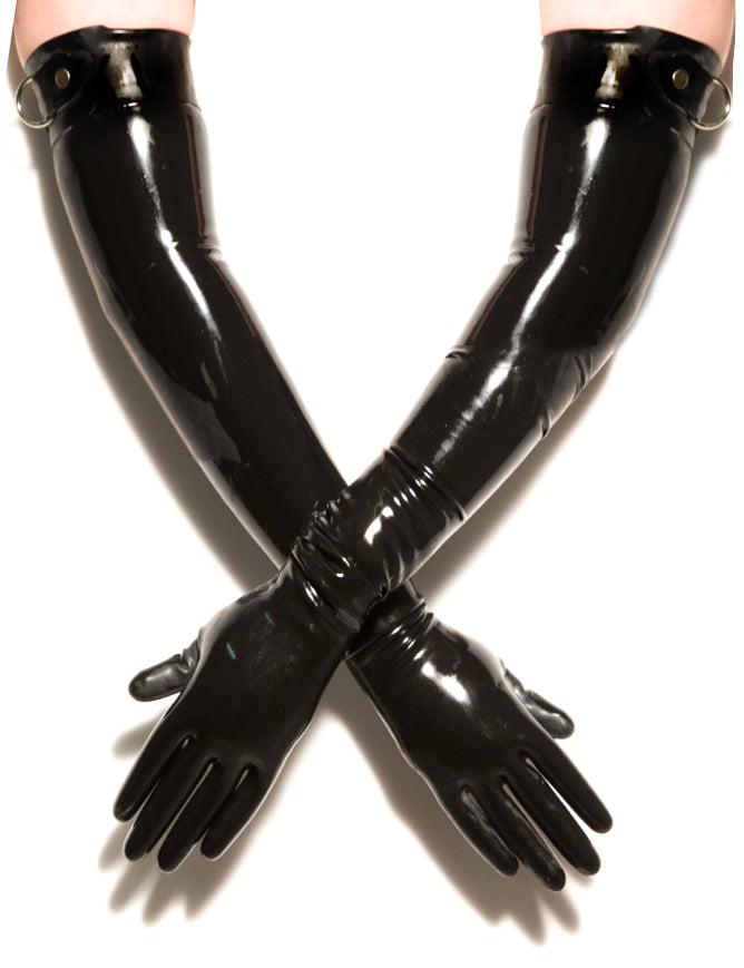 D Ring Latex/Rubber Shoulder Gloves