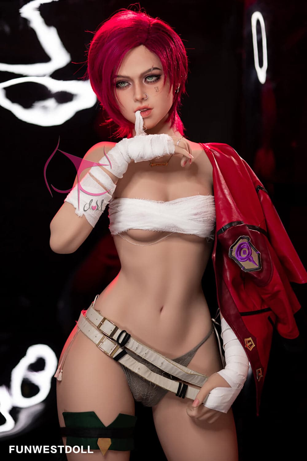EU In Stock - 157cm/5ft2 C-Cup Cosplay TPE Sexy Sex Doll FWD048
