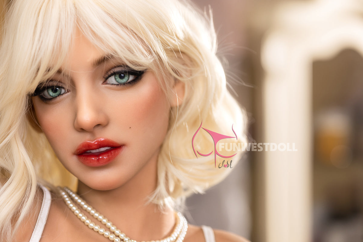 162cm/5ft4 F-Cup Blonde Sexy Big Boobs Sex Doll - #042 Natural Stella
