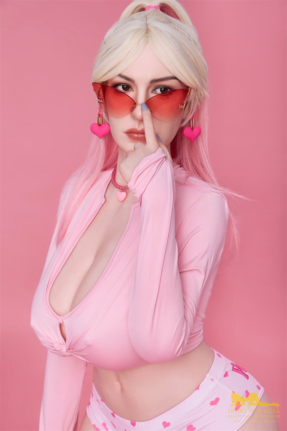 162cm/5ft4 I-cup Shemale/Transgender Silicone Sex Doll  S25  BKC