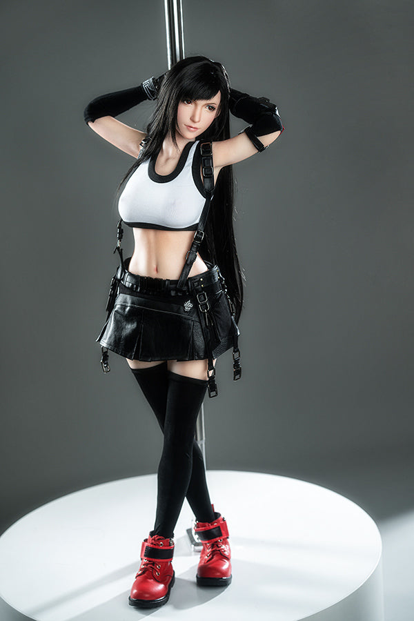 167cm/5ft6 D-cup Final Fantasy VII Game Cosplay Silicone Sex Doll - Tifa