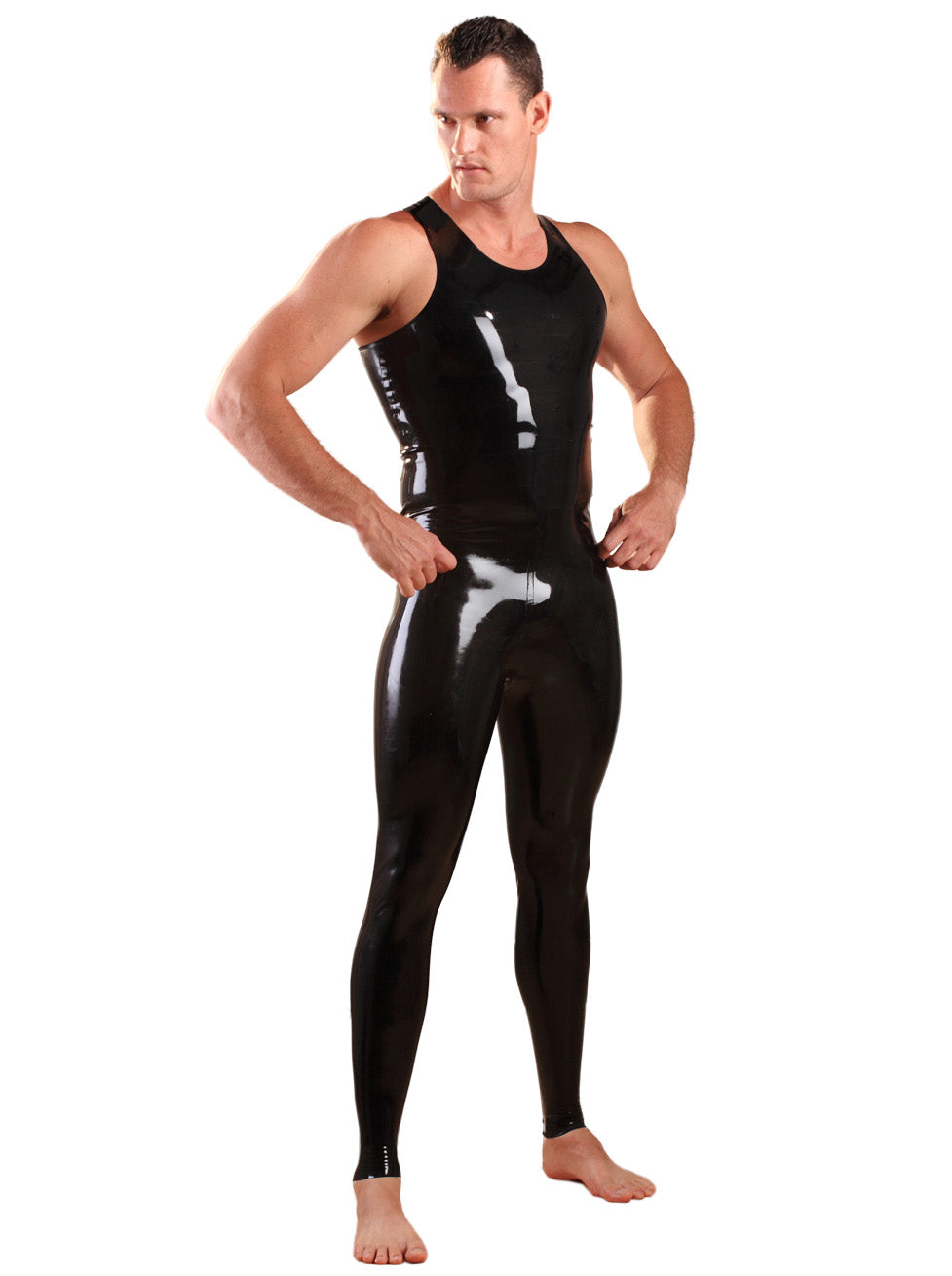 Latex/Rubber Y-Shaped Vest