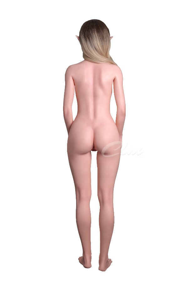 ❤️CLM Ultra❤️ 157cm/5ft2 D-Cup Full Silicone Movable Jaw Elf Sex Doll SiQ157 - Athena