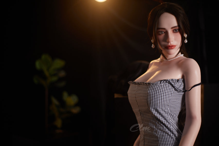 ❤️CLM Ultra❤️ 163cm/5ft4 Silicone Sex Doll SiT163 - Tiffany(Cinnamon)