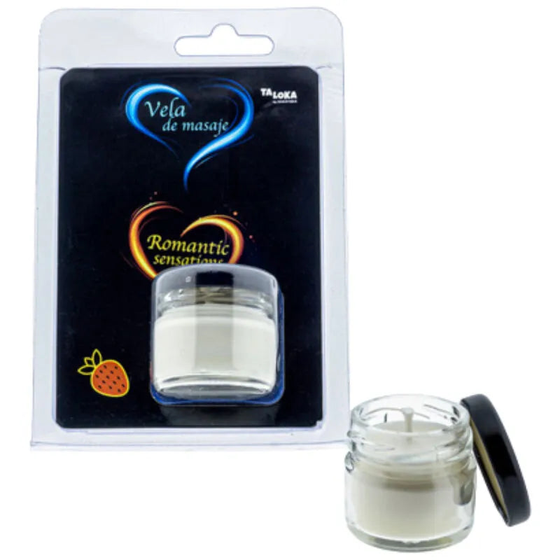 Bougie Massage Érotique Fraise Sensuelle 30ml