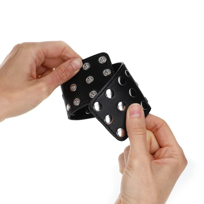 Bracelets Bdsm En Cuir Végétalien Élégants