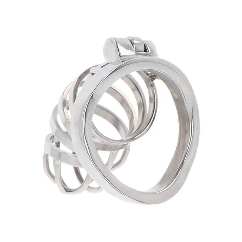 Cage De Chasteté En Métal Inoxydable