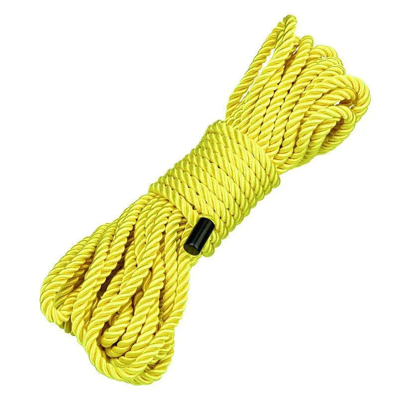Corde Bdsm Jaune En Coton Polyester