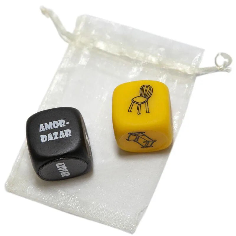 Dés Noirs Pour Jeux Sado Adultes