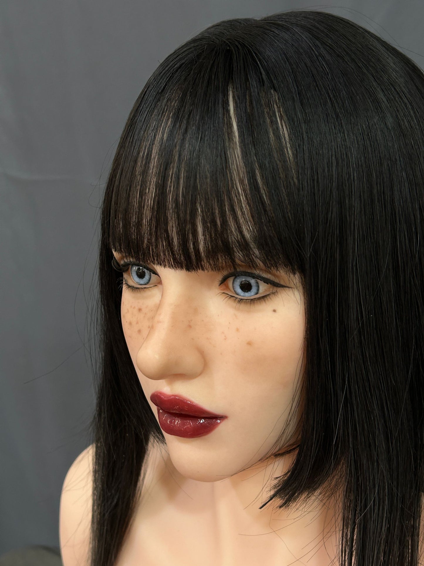 US In Stock - 164cm/5ft5 H-Cup Silicone Head Chinese Sex Doll - SG2 Natural