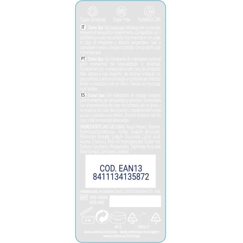 Gel De Massage Sensuel Hydratant Sans Paraben