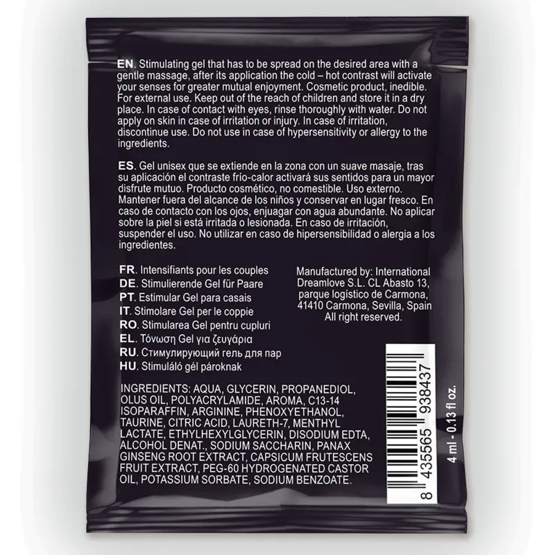 Gel Intensifiant Orgasme Naturel Pour Couples