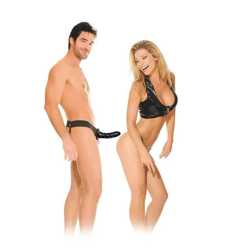 Gode-Ceinture Creux Sans Phtalates Réglable