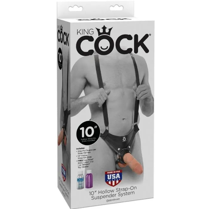 Gode Réaliste Gode Ceinture Creux King Cock 25 Cm