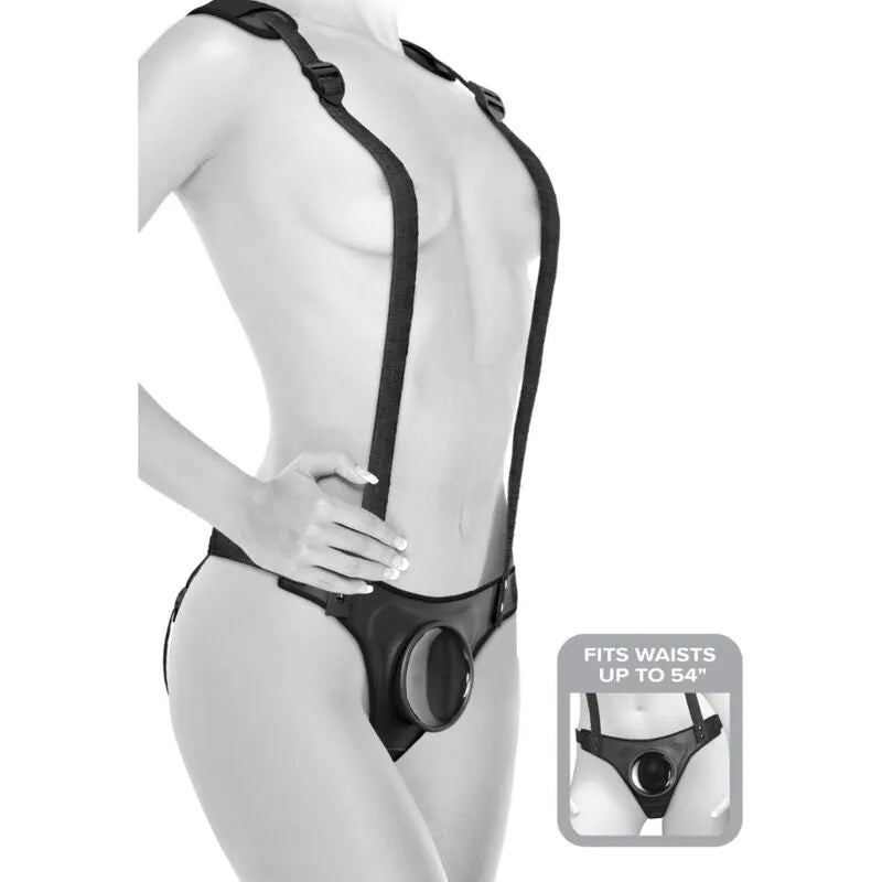 Harnais Strap-On Sans Anneaux Ajustable Et Confortable
