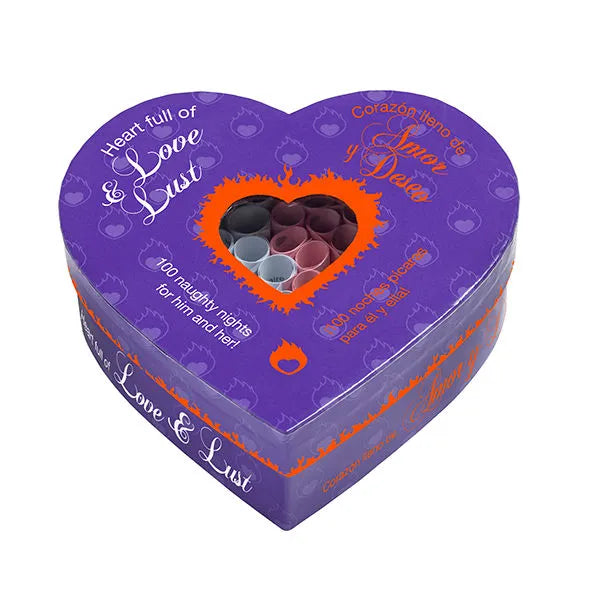 "Jeu Érotique Couples Heart Full of Love & Desire"