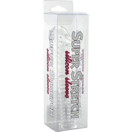 Manchon Pénien Texturé Transparent Pour Plaisir Accru