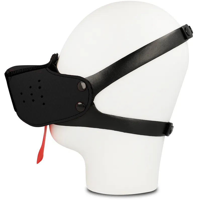 Masque Muselière Chien Noir Fétichiste