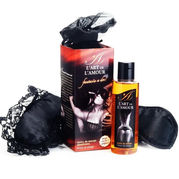 Masque Érotique Sensualité Huile Mangue