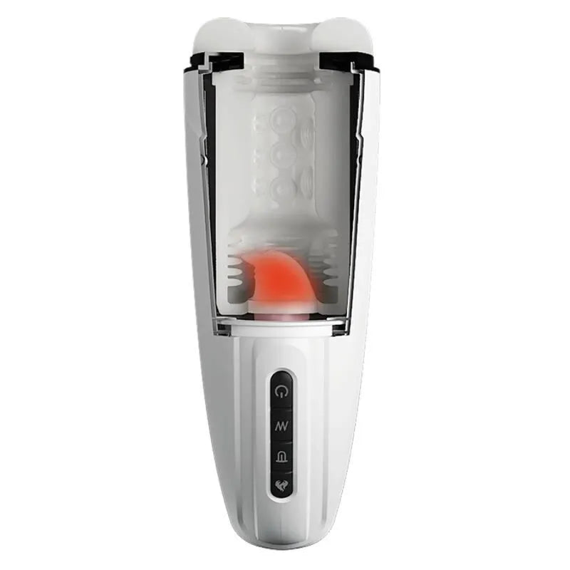 Masturbateur Vibrant Chauffant Avec Fonction Léchage