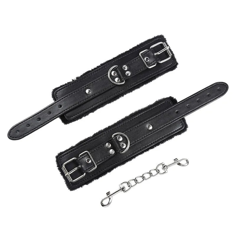 Menottes Fourrure Réglables Ohmama Pour Adultes