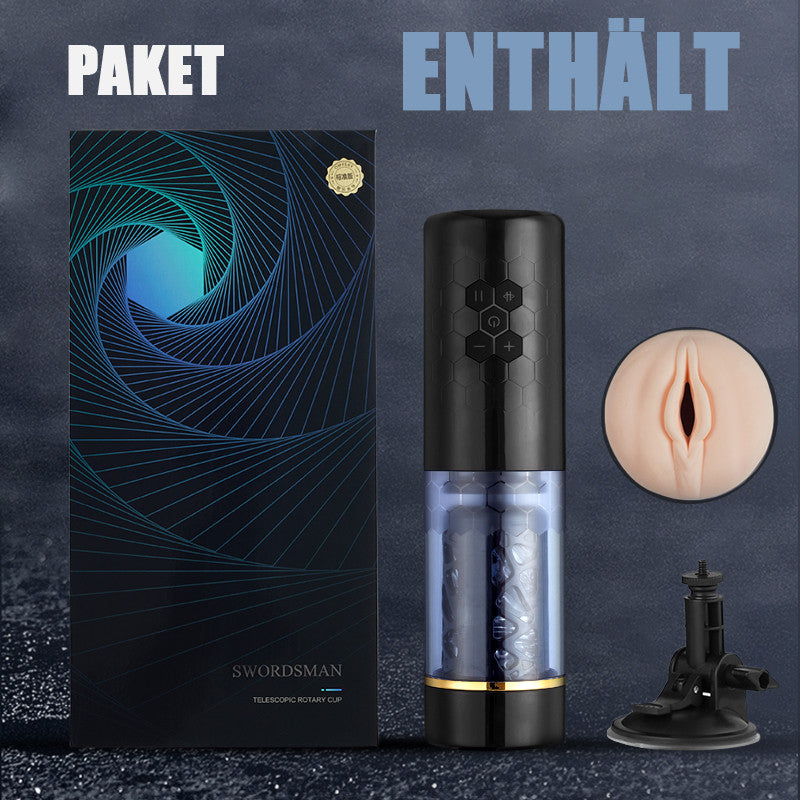 【Bevorzugt】SPINNE Stoßen Rotieren 6 Frequenzen 3 Geschwindigkeiten Elektrischer Masturbator