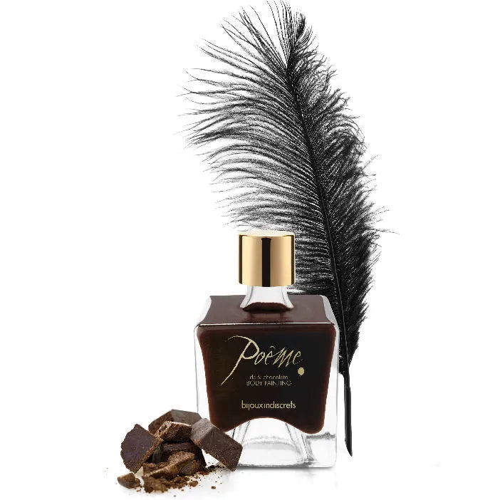 Peinture Corporelle Chocolat Noir Comestible Romantique