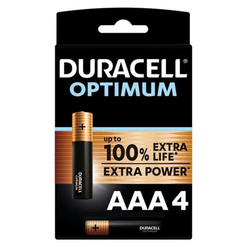Piles Alcalines Duracell Optimum Aaa