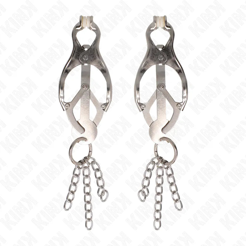 Pinces À Tétons Bdsm Ajustables En Métal