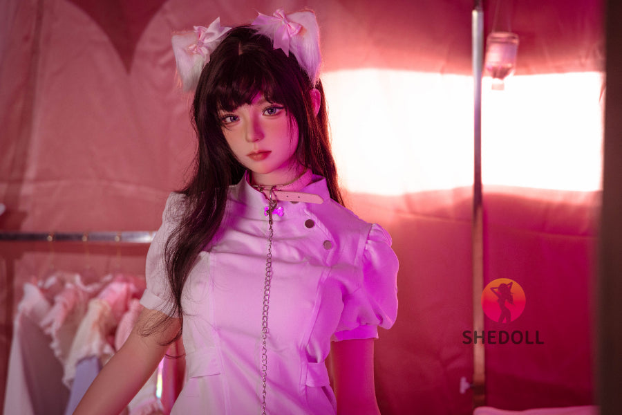 168cm/5ft8 D-cup Silicone Head Sex Doll - Guxiaoyu