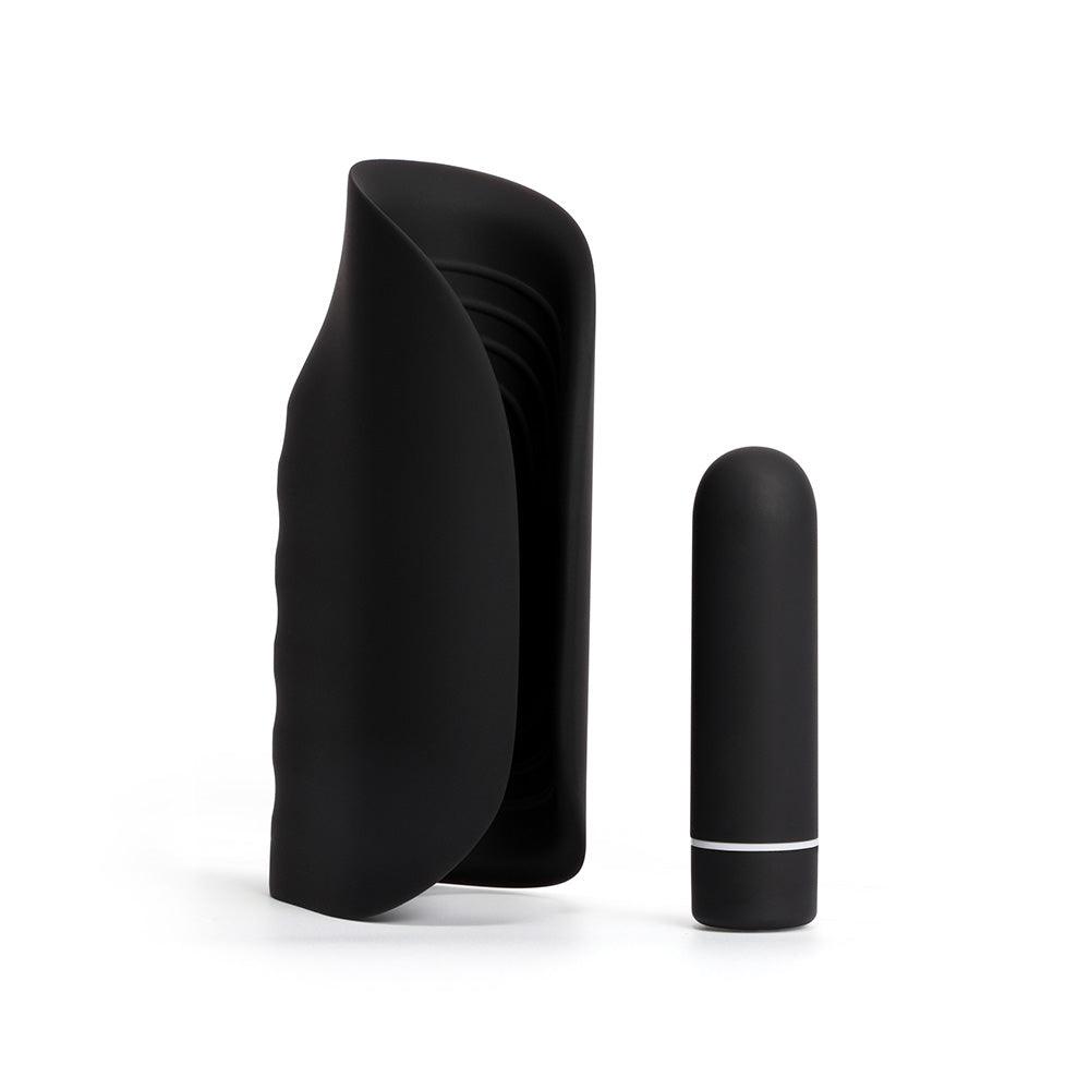 Silicone Vibrating Masturbation Sleeve  BKC