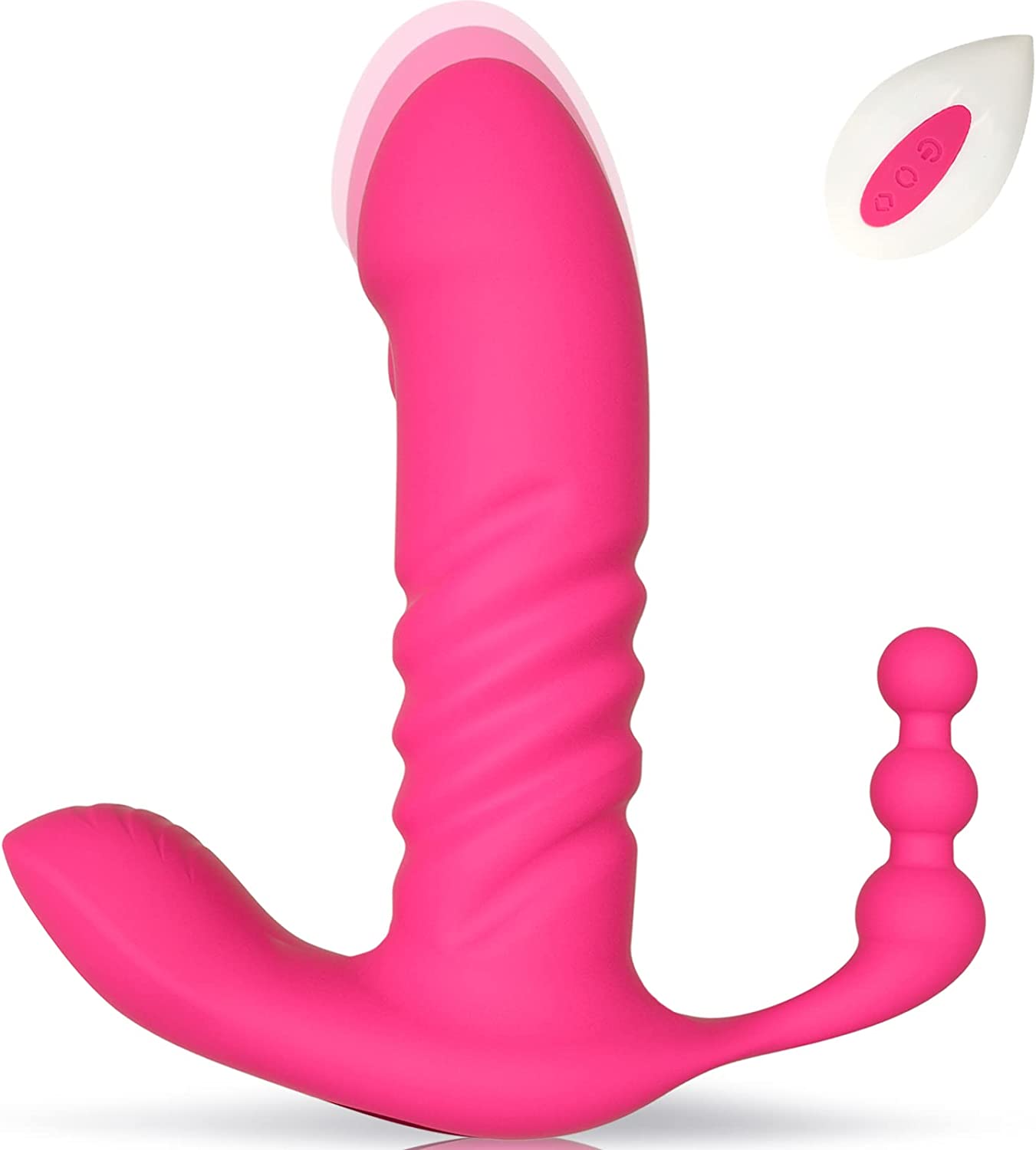 G Spot Wireless Remote Wearable Automatic Thrusting Dildo BKC G Spot Wireless Remote Wearable Automatic Thrusting Dildo BKC