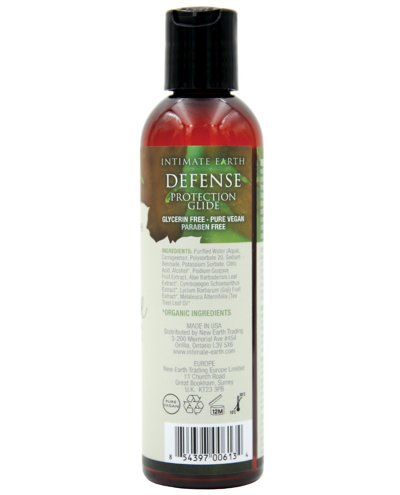 Intimate Earth Defense Anti-Bacterial Lubricant - 120 ml