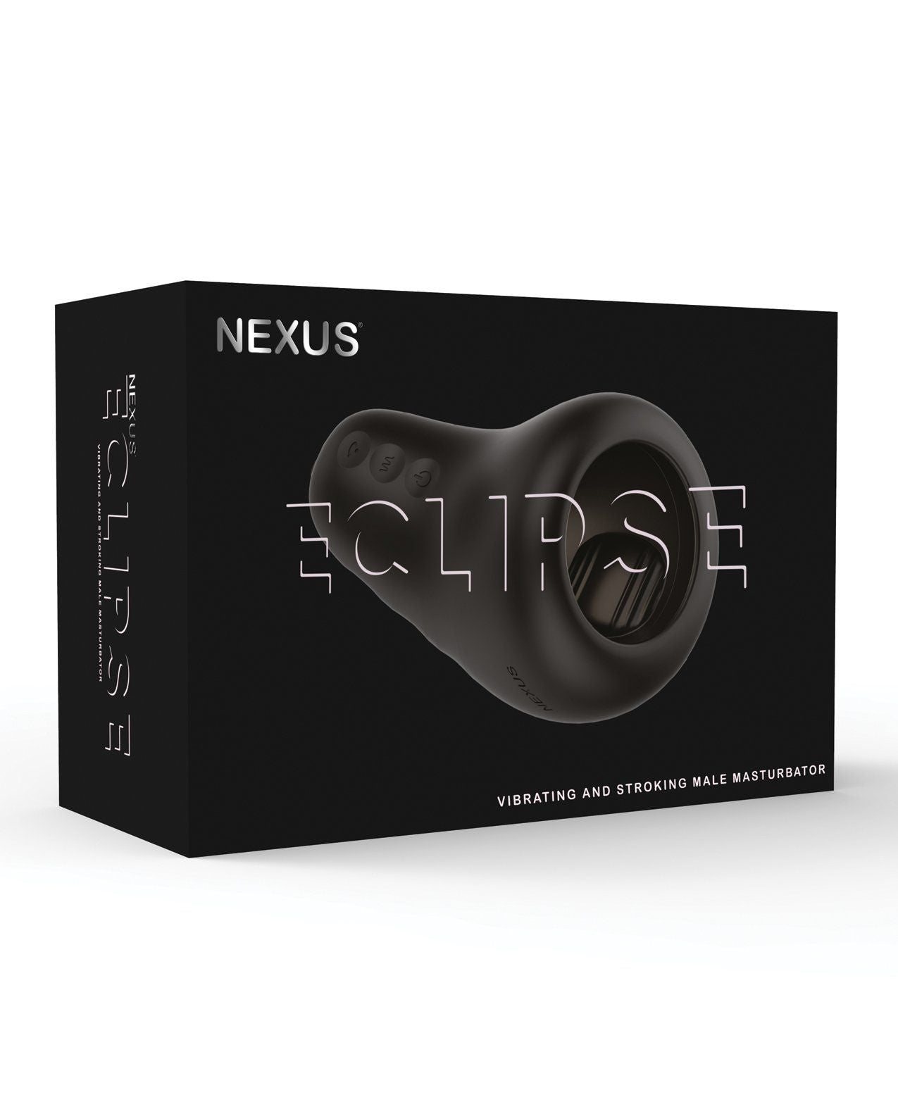 Nexus Eclipse Vibrating & Stroking Masturbator - Black BKC Nexus Eclipse Vibrating & Stroking Masturbator - Black BKC