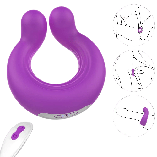 Cock Ring Couple Vibrator for Penis & Clitoral Stimulation BKC Cock Ring Couple Vibrator for Penis & Clitoral Stimulation BKC